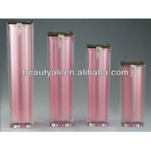 square acrylic airless bottle for cosmetic packing